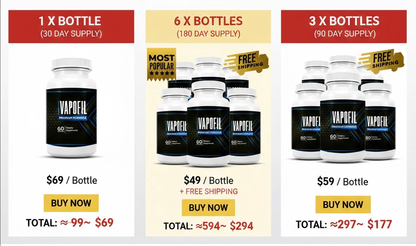 VapoFil Official Website Pricing and Special Deals VapoFil Official Price Packages and Discount Offers